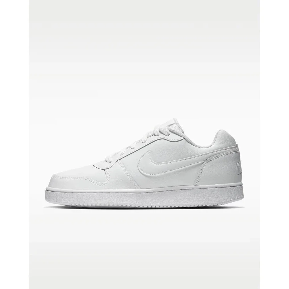 Nike Ebernon Low AQ1779-100 Sneakers Women's US 5 W White Leather Shoes HTAT1489